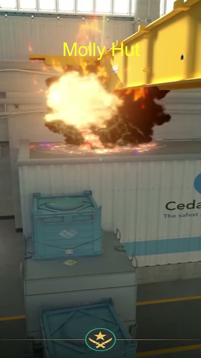 Молотов на будку #nuke #shorts #cs2