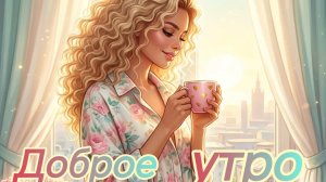 Добрейшего утречка . Шикарная музыкальная открытка.