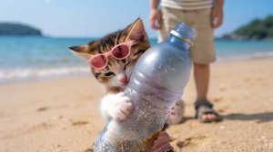 ▶ Какие котята были найдены в море【【Повседневная жизнь кошки Моны】