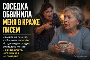 Соседка обвинила меня в краже писем — но боялась сама