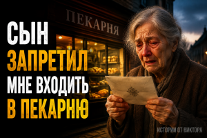 Сын выгнал меня из пекарни без объяснений