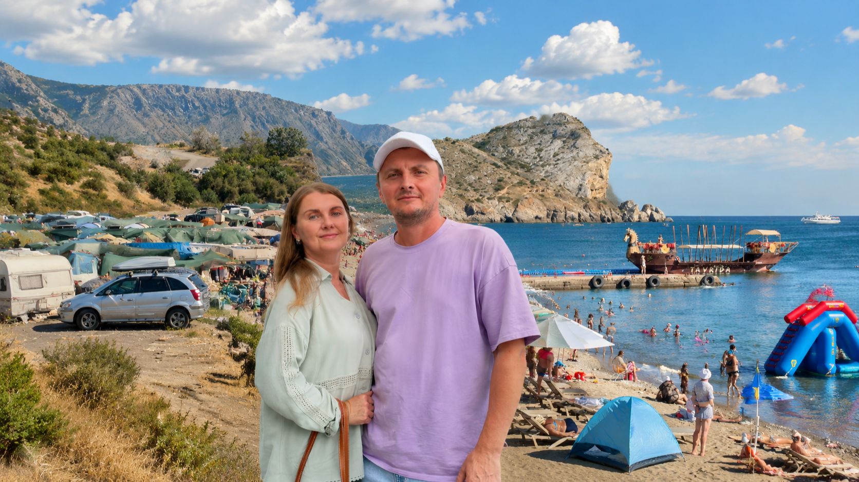 КРЫМ. СУДАК. Обстановка на КУРОРТЕ. ЕДУТ ли ТУРИСТЫ Дорога Ялта - Судак. Кемпинги. Цены, обзор