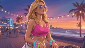 GTA 6 Radio Mix   Retro 80s EDM & Miami Club Vibes