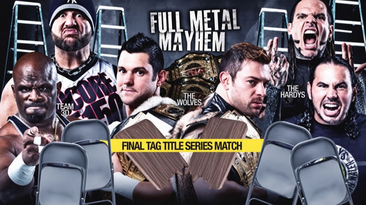 The Hardys Vs Team 3D Vs The Wolves (TNA IMPACT, 2014-09-16)