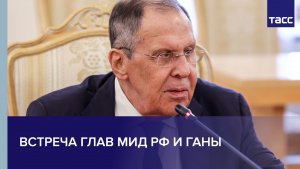 Встреча глав МИД РФ и Ганы