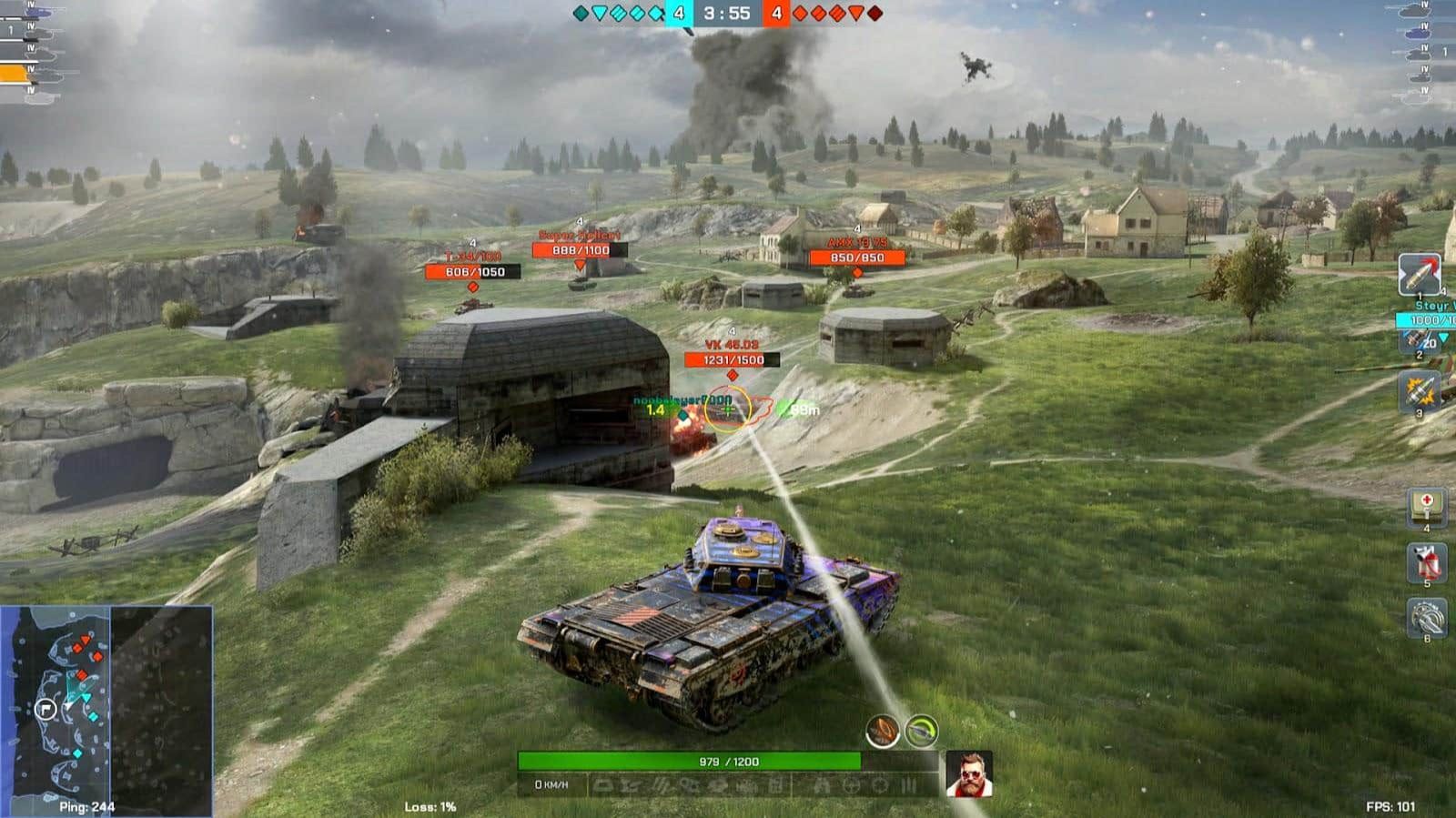 World of Tanks Blitz перед сном!