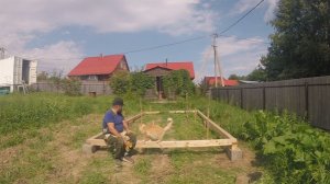 Подготовка фундамента для теплицы
