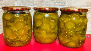 Огурцы на зиму по секретному рецепту! Получаются хрустящими и похожими на те, что подают в бургерах