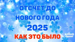 ОТСЧЕТ ДО НОВОГО ГОДА 2025: КАК ЭТО БЫЛО (1.01.2025)