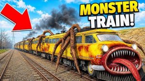 Мы нашли НОВЕЙШИЙ поезд-пожиратель машин в Garry's Mod