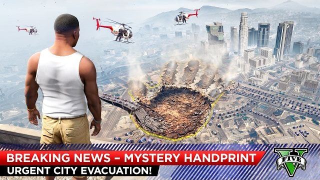 Я нашел таинственный отпечаток руки в GTA 5... (Монстр)