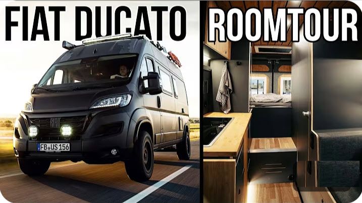 🚐 Самый крутой кемпер-фургон Ducato DIY в мире! Экскурсия по номеру в фургоне со всеми деталями 🔥
