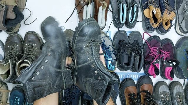 41533 Обувь трекинг, 15пак, Scarpe Trecing, секонд (extra/1 кат) оптом