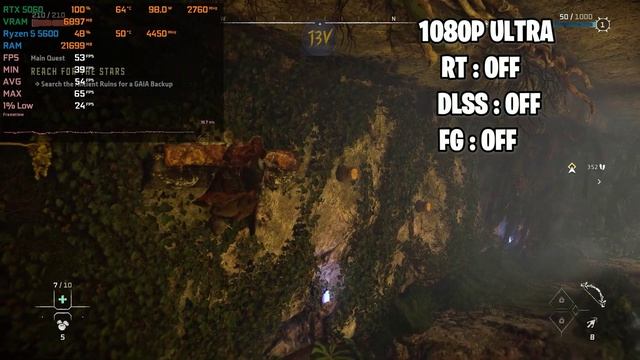 RTX 5060 + Ryzen 5 5600 тест в 29 играх