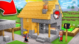 ТЕПЕРЬ МОЙ СОСЕД ТОЖЕ ЖИВЁТ В КУЗНИЦЕ В МАЙНКРАФТ | Компот Minecraft