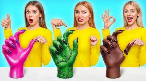 Мармеладная еда vs Настоящая еда vs Шоколадная еда Челлендж _ Смешные Cитуации