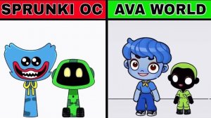 Мой СПРУНКИ OC: Хагги Вагги против Буги Бота (из Poppy Playtime) | AVATAR WORLD 😱