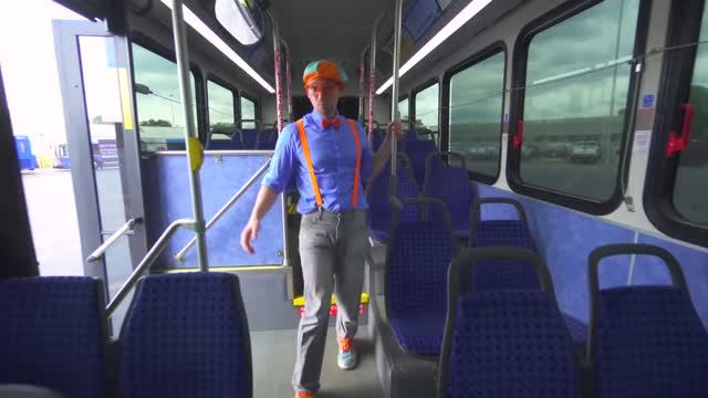 Блиппи изучает автобус 🚌  Изучай этот Мир вместе с Блиппи