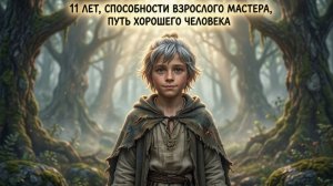в 11 лет у мальчика отшельника способности взрослого мастера, путь хорошего человека