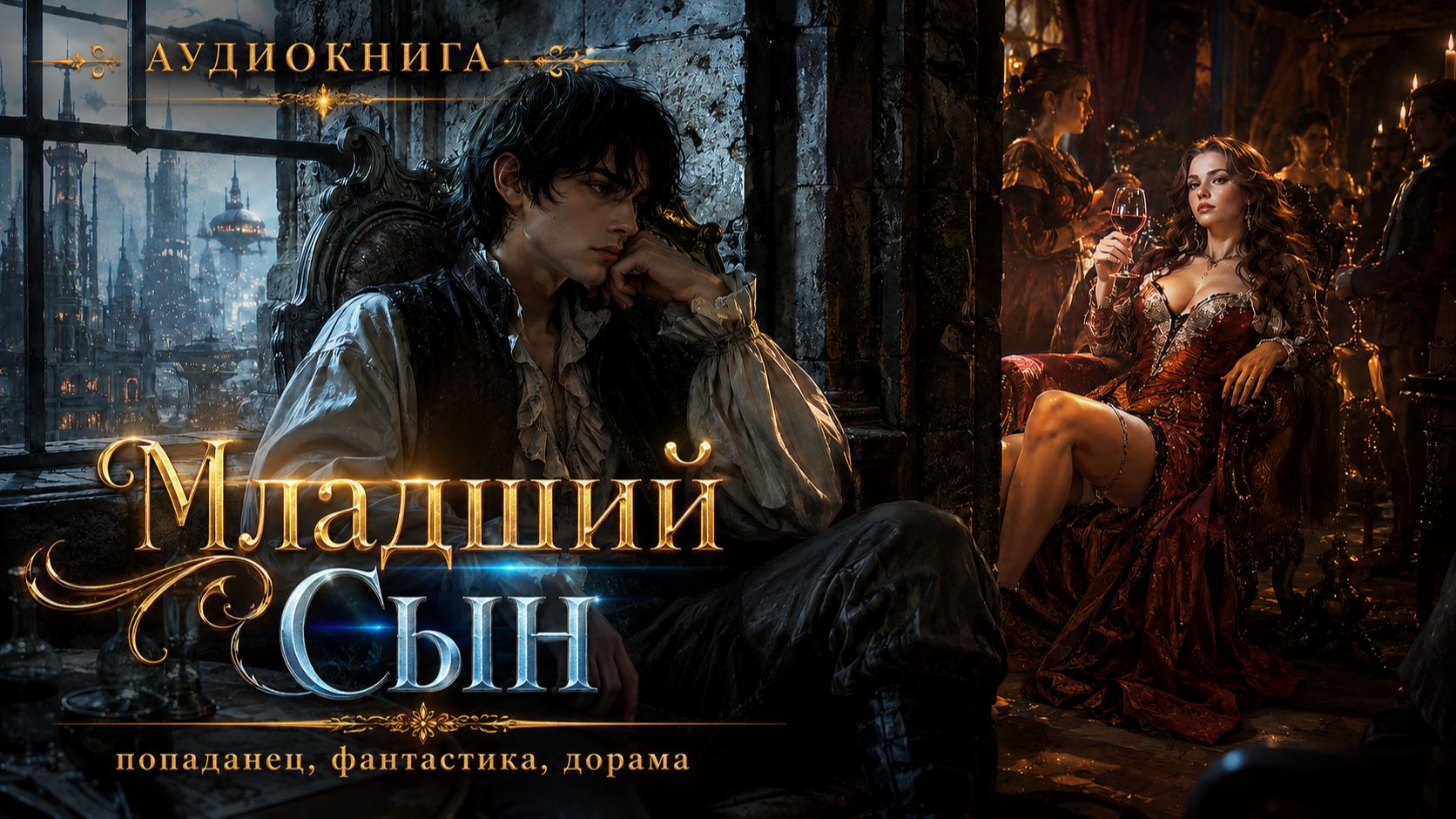 АУДИОКНИГА МЛАДШИЙ СЫН, ПОПАДАНЕЦ, ФАНТАСТИКА, ДОРАМА