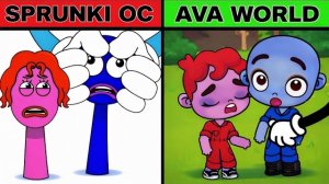 🟠 Мой СПРУНКИ OC: Ови Овал против Синего Круга 🔵 в AVATAR WORLD 😳🔥