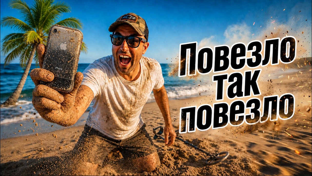 Нашёл IPhone на австралийском пляже. MD Equinox 900.