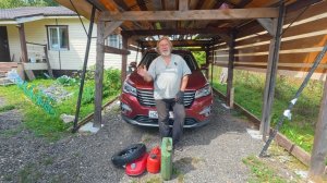 Купил дорогой бензин, поменял колесо и уехал на незапланированные покатушки!