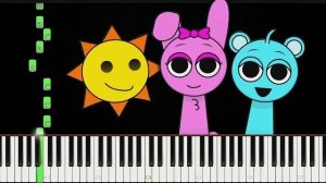 КАК СЫГРАТЬ «СПРУНКИ: ВОЗРОЖДЕНИЕ» НА ПИАНИНО🎵🎵