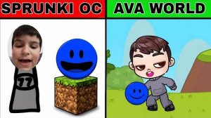 Мой СПРУНКИ OC: Афонсо против Фалсити (из Minecraft) | Avatar World