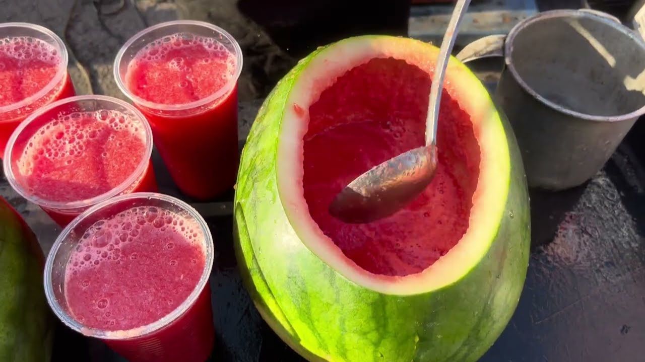 Это самый вкусный способ приготовления арбузного сока 🍉