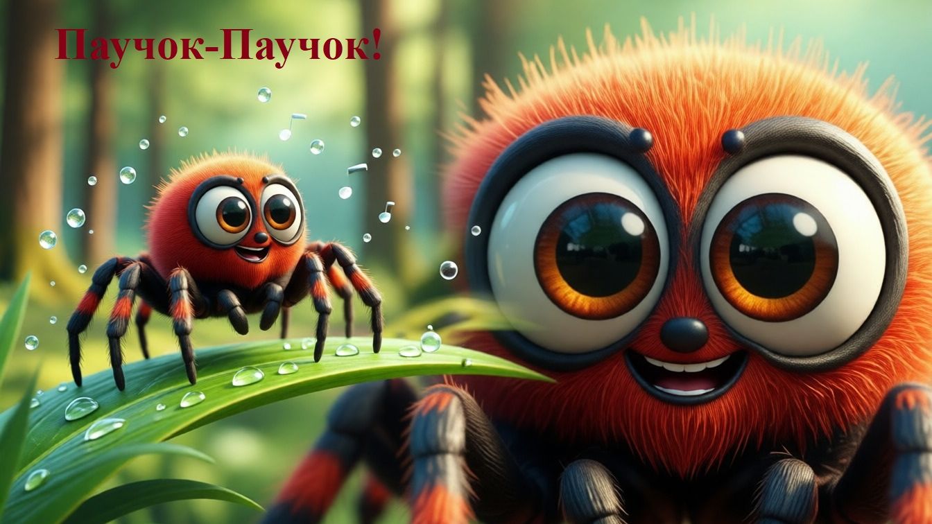 🕷️ Паучок-Паучок! Топ-Топ-Топ! 🎵 Весёлая песенка для малышей