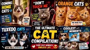 Coming Home Cats, “Don’t Touch Me,” Orange Cats, Tuxedo Cats & Coolest Cat Moments