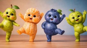 ⚡Милые фрутодетки танцуют!🍐🍊🫐🍇⚡