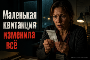 Квитанция, которую не заметили в социальном центре