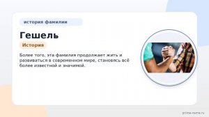 «Раскрываем тайны фамилии Гешель: происхождение, история и значение имени в мировой культуре»