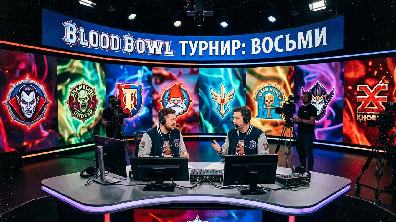 Blood Bowl. Турнир Восьми! Игра первая Undead Vs Vampire