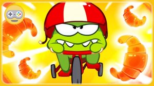Детский уголок _ Kids'Corner _ Ам Ням и Франция - Велогонка с петухами за круассаном _ мультик игра