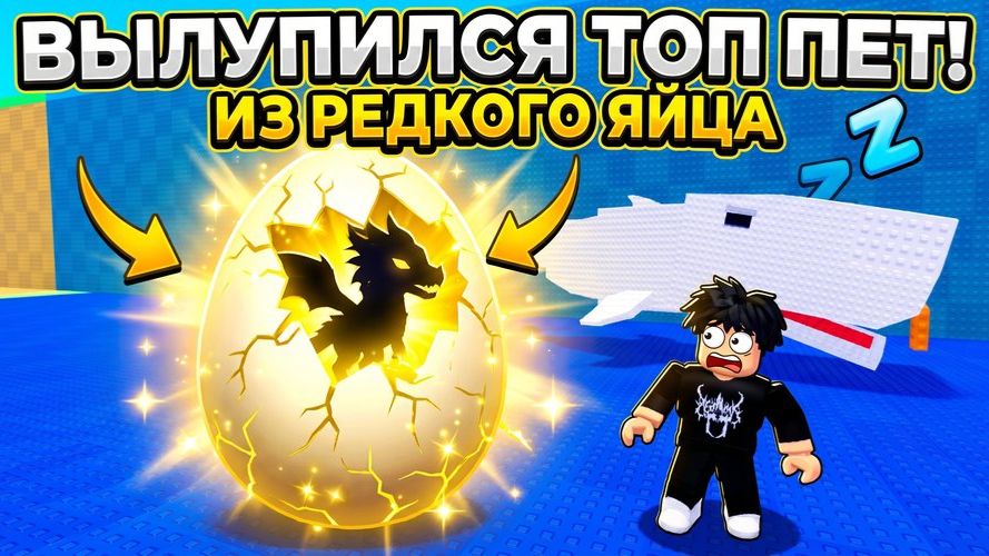 Я СЛУЧАЙНО ПОДОБРАЛ РЕДКОЕ ЯЙЦО ИЗ НЕГО ВЫЛУПИЛСЯ ТОП ПЕТ! | Роблокс Украсть Яйцо