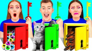 Выбери Правильный Ключ Челлендж # Забавные Лайфхаки с Едой от Fun Challenge