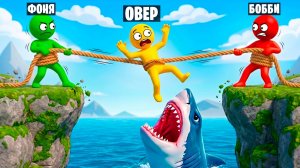 НЕ ТОЛКАЙ МЕНЯ! ПЛАСТИЛИНОВЫЕ ЧЕЛОВЕЧКИ СВЯЗАНЫ ВЕРЕВКОЙ