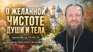 О желанной чистоте души