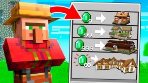 😱 Майнкрафт но ЖИТЕЛИ торгуют СУПЕР ДОМАМИ!