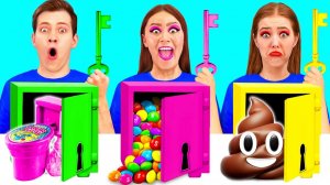 Выбери Правильный Ключ Челлендж # Смешные Челленджи с Едой от Fun Challenge
