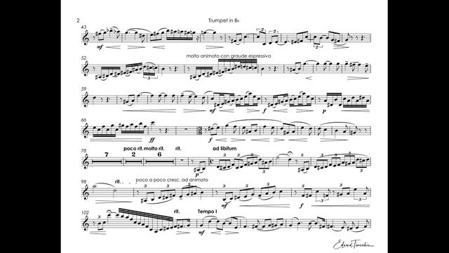 Peskin, Vladimir - Poem N.2 - Giuliano Sommerhalder Trumpet Bb