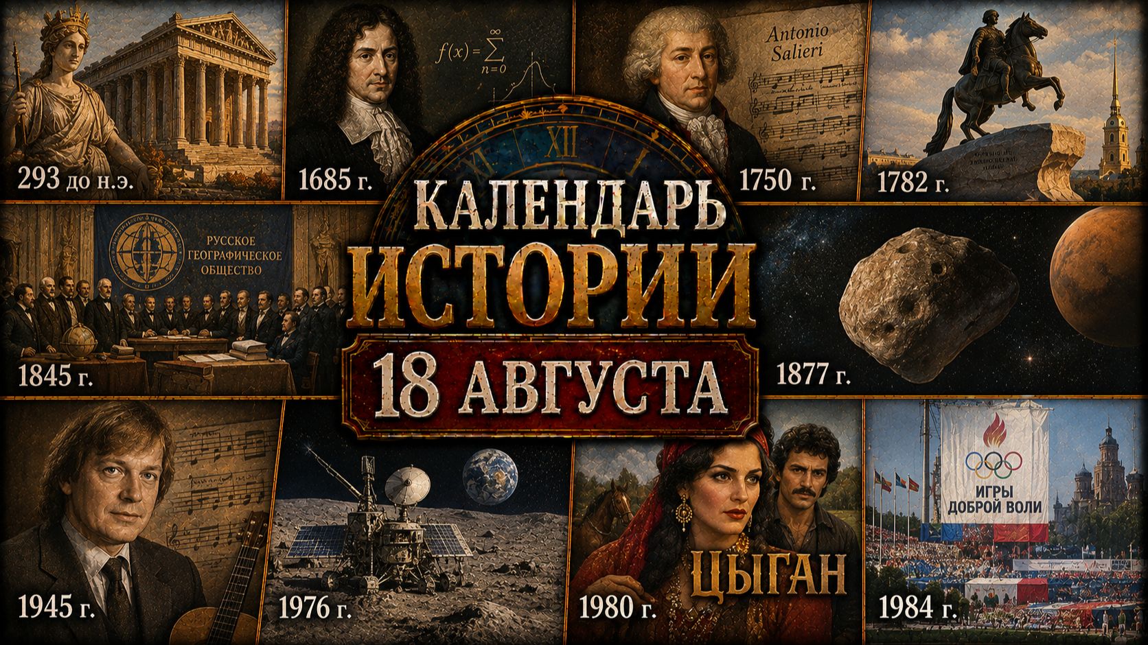 КАЛЕНДАРЬ ИСТОРИИ 18 АВГУСТА
