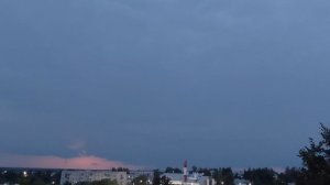 Пешком по ... городу Вязники. Гроза 7 августа, вечер.