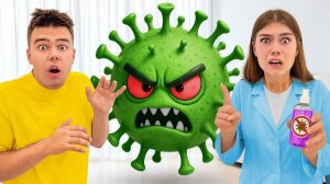 Настя играет в доктора учим мыть руки и заботиться о здоровье