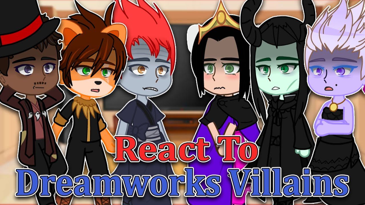 Реакция Злодеев Дисней на Злодеев DreamWorks / Кроссовер / Гача реакция / DreamWorks Villains