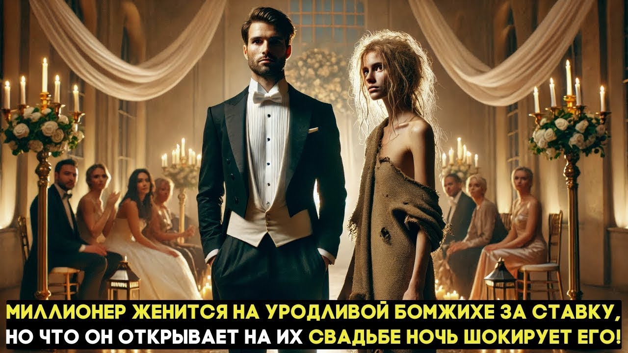МИЛЛИОНЕР ЖЕНИТСЯ НА НЕКРАСИВОЙ НИЩЕНКЕ ИЗ ЗА СПОРА    НО ТО, ЧТО ОН УЗНАЕТ В ПЕРВУЮ БРАЧНУЮ НОЧЬ