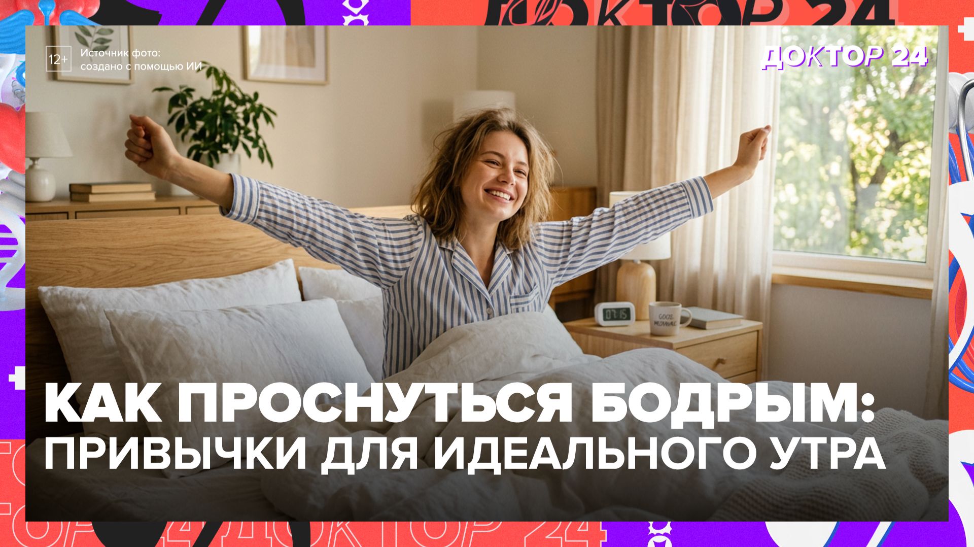 Отложенный будильник, кофе натощак, гаджеты под рукой: врач о вредных утренних привычках | Доктор 24